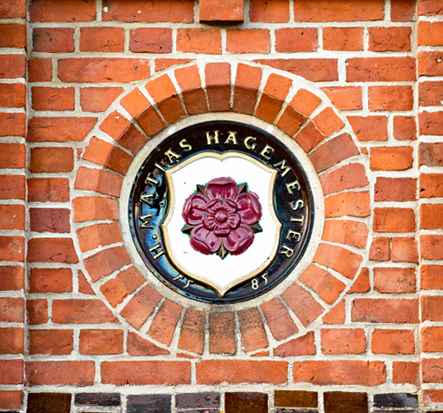 Spielkarten Wappen Rose